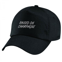 Load image into Gallery viewer, Raised On Champagne Handmade Quality Unisex Cap.