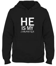 Load image into Gallery viewer, He Is My Comforter Unisex Handmade Quality Hoodie.