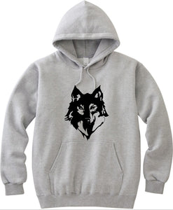 Wolf Inspired Unisex Handmade Quality Hoodie.