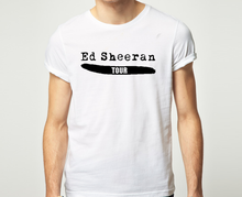 Load image into Gallery viewer, Ed Sheeran Tour Unisex Handmade Quality T- Shirt.