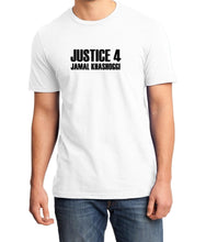 Load image into Gallery viewer, Justice 4 Jamal Khasoggi Unisex Quality Handmade T-Shirt.