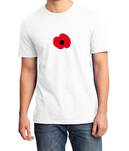 Poppy Remembrance World War Veteran Unisex Quality Handmade T Shirt.