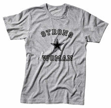 Load image into Gallery viewer, Strong Woman Handmade Quality T- Shirt Perfect Gift Item.
