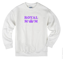 Load image into Gallery viewer, Royal Mum Unisex Handmade Quality Sweatshirt.