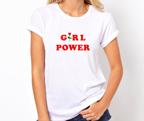 Girl power Unisex Quality Handmade T Shirt.