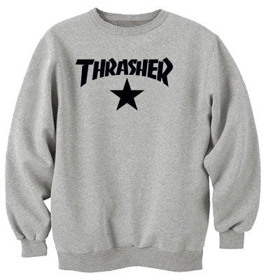Thrasher Inspired Unisex Quality Handmade Sweatshirt.