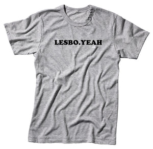 Lesbo.Yeah Unisex Handmade Quality T-Shirt.