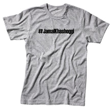 Load image into Gallery viewer, #JamalKhasoggi Unisex Quality Handmade T-Shirt.