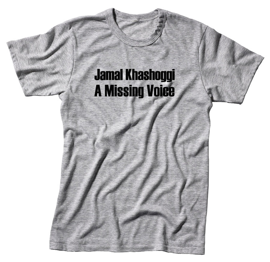 Jamal Khasoggi A Missing Voice Unisex Quality Handmade T Shirt.