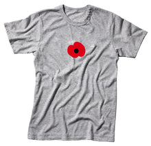 Load image into Gallery viewer, Poppy Remembrance World War Veteran Unisex Quality Handmade T Shirt.