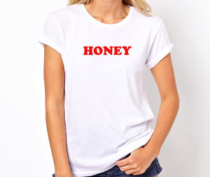 Honey Unisex Quality Handmade T Shirt.