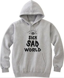 Sick Sad World Unisex Handmade Quality Hoodie.