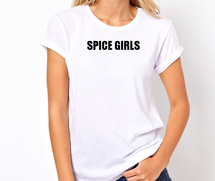 Spice Girls Unisex Quality Handmade T-Shirt.