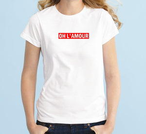 OH L' AMOUR Unisex Quality Handmade T-Shirt.