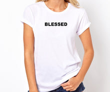 Load image into Gallery viewer, Blessed  Unisex Quality Handmade T-Shirt.