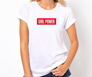 Girl Power Handmade Quality T- Shirt.