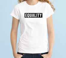 Load image into Gallery viewer, Equality Unisex Handmade Quality T-Shirt.
